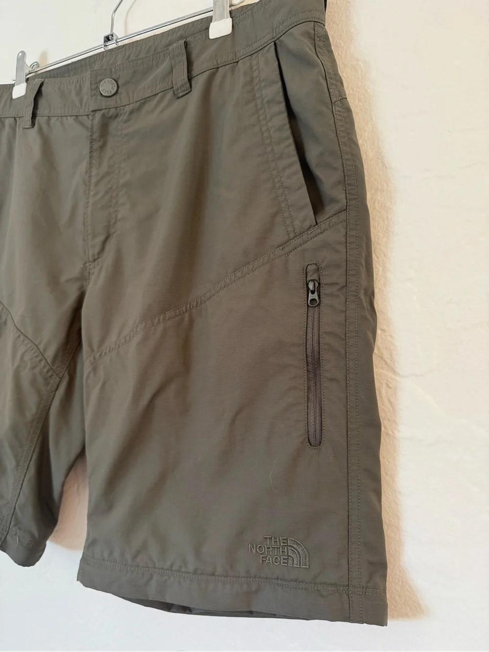 The North Face Convertible Hiking Pants Men’s 36 Long Zip Off Cargo Khaki Trail